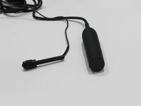 SAB-500眼科A超笔式探头实拍，黑色手持探头体与连接线