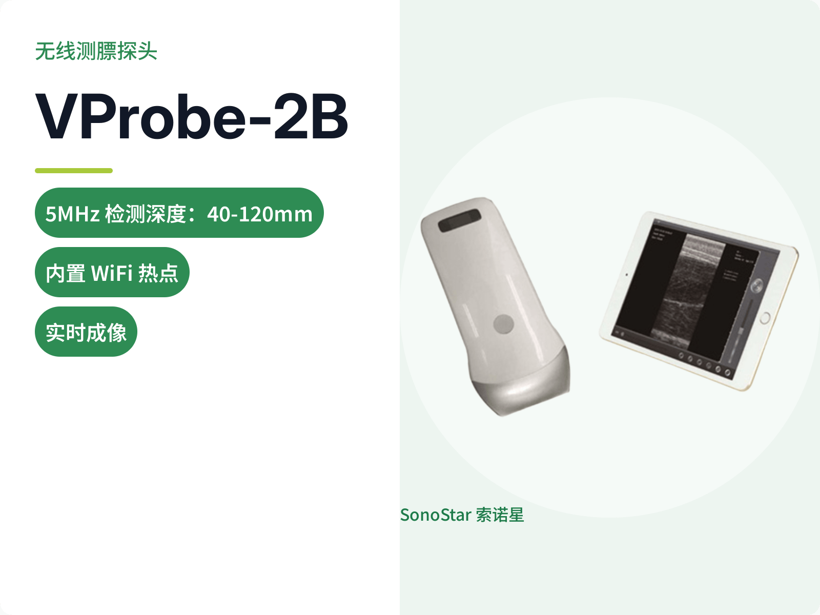 VProbe-2B 无线测膘探头